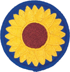 Kansas National Guard Full Color Uniform Patch with fastener