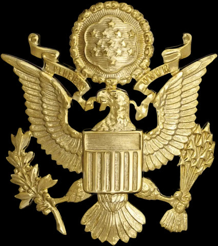 Gold metal Army Cap badge pin