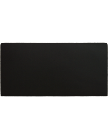 Black Leather Name Tag or Flight Tag (blank) by Saunders Military Insignia