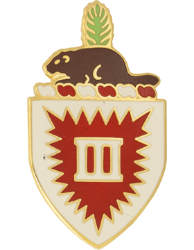 US Army 3rd Engineer Battalion Unit Crest