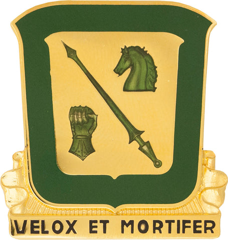18th Cavalry Regiment Unit Crest