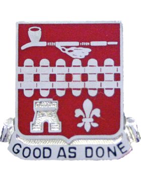 US Army 107th Engineer Battalion Unit Crest