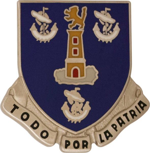 US Army 295th Infantry Regiment Unit Crest