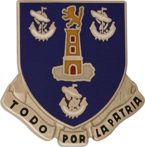 295th Infantry Regiment Unit Crest