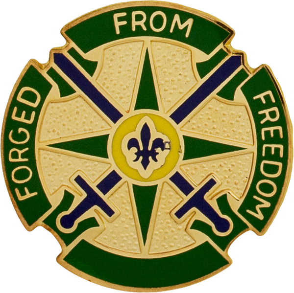 185th Military Police Battalion California National Guard Unit Crest - Forged From Freedom