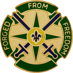 185th Military Police Battalion California National Guard Unit Crest - Forged From Freedom
