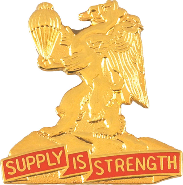 US Army 407th Support Battalion left facing Unit Crest