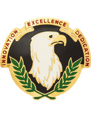 Acquisition Support Center Unit Crest Right Facing