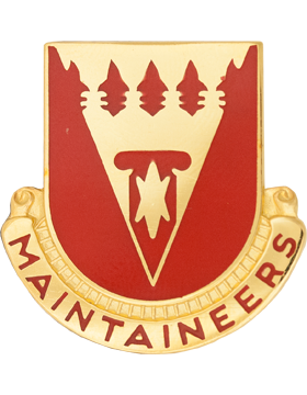 US Army 801st Support Battalion Unit Crest