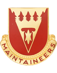 US Army 801st Support Battalion Unit Crest