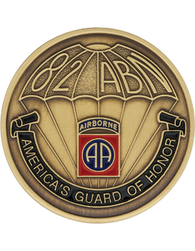 US Army 82nd Airborne Division presentation coin