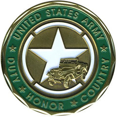 US Army Retired Honor and Country presentation coin