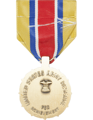 Army Reserve Achievement Full Size Medal back