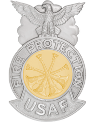 Air Force Fire Chief Deputy badge