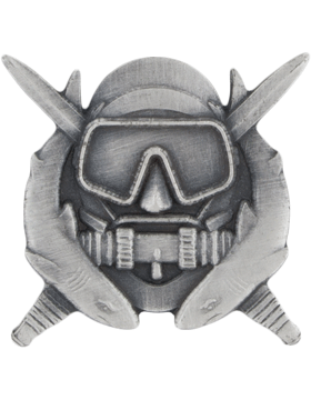 Special Operations Diver Badge in silver oxide