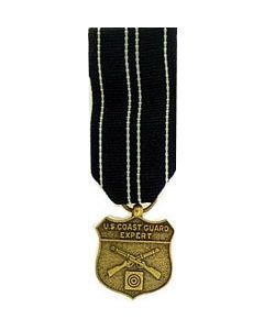 Coast Guard Rifle Expert Miniature Medal