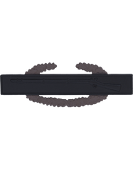 US Army Master Combat Infantryman Badge (MCIB) in black metal