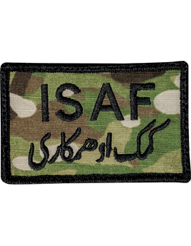 Internal Stabilizacion Afgan Force ISAF Scorpion Flag with Black border