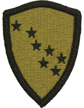 Alaska National Guard Full Color OCP Patch with Velcro backing