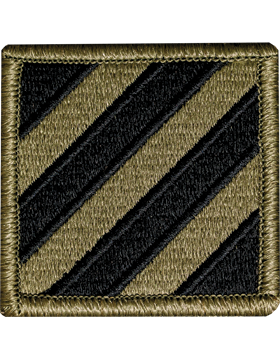 3rd Infantry Division Scorpion Patch with Velcro backing