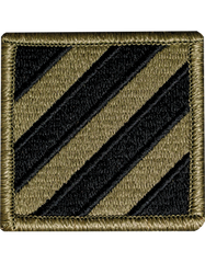 3rd Infantry Division Scorpion Patch with Velcro backing