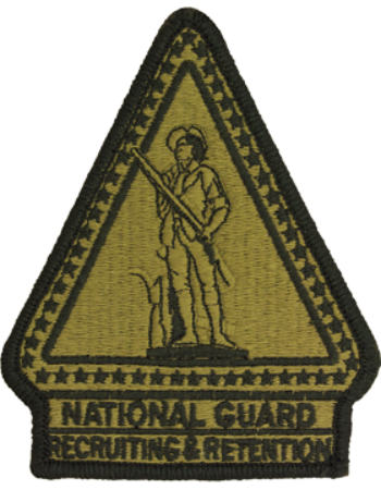 National Guard Recruiting & Retention OCP National Guard Patch with Velcro backing