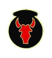 34th Infantry Division metal hat Pin