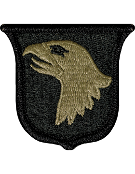 101st Airborne Division Green Subdued Patch