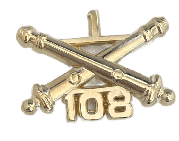 1-108 Field Artillery Regimental Branch Of Service Insignia Badge
