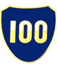 100th Infantry Division hat pin - Saunders Military Insignia