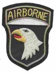 101st Airborne Division, Bullion Patch - Saunders Military Insignia