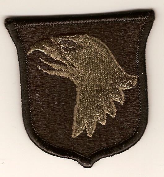 101st Airborne Division, Subdued Cloth Patch