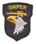 101st Airborne Sniper Patch - Saunders Military Insignia