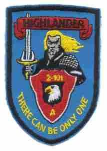 101st Aviation 2nd Battalion Company A Patch - Saunders Military Insignia