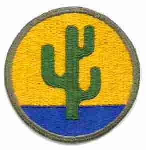 103rd Infantry Division Patch Orinal WWII Style