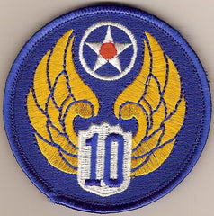 10th Air Force Patch With Velcro - Saunders Military Insignia