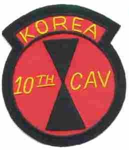 10th Cavalry 7th Division Patch