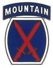 10th Mountain Division CSIB badge - Saunders Military Insignia