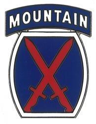 10th Mountain Division CSIB badge