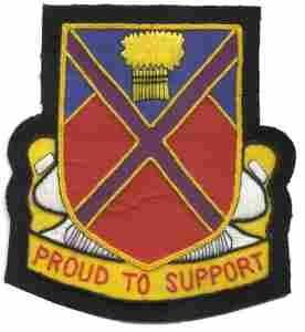 10th Supply and Transportation Custom made Cloth Patch