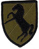 11th Armored Cavalry Regiment Subdued patch - Saunders Military Insignia