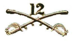 12th Cavalry Cap badge - Saunders Military Insignia