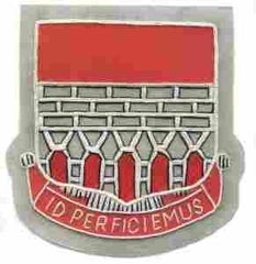 12th Engineer Battalion, Custom made Cloth Patch - Saunders Military Insignia