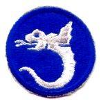 130th Infantry Division - Phantom Patch, Authentic WWII Repro - Saunders Military Insignia