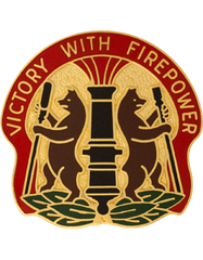 135th Field Artillery Brigade Unit Crest - Saunders Military Insignia