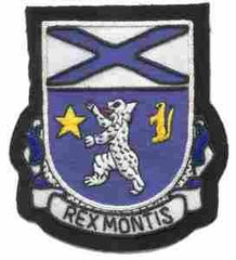 136th Infantry Regiment Custom made Cloth Patch - Saunders Military Insignia