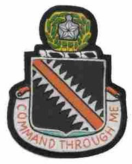 136th Signal Battalion, 1st design Custom made Cloth Patch - Saunders Military Insignia