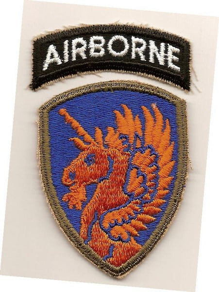 13th Airborne Division patch with Airborne tab