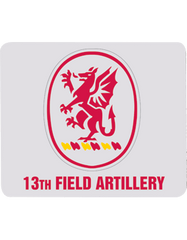 13th Field Artillery mouse pad - Saunders Military Insignia