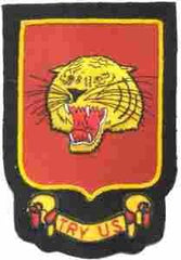 141st Field Artillery Battalion Custom made Cloth Patch - Saunders Military Insignia